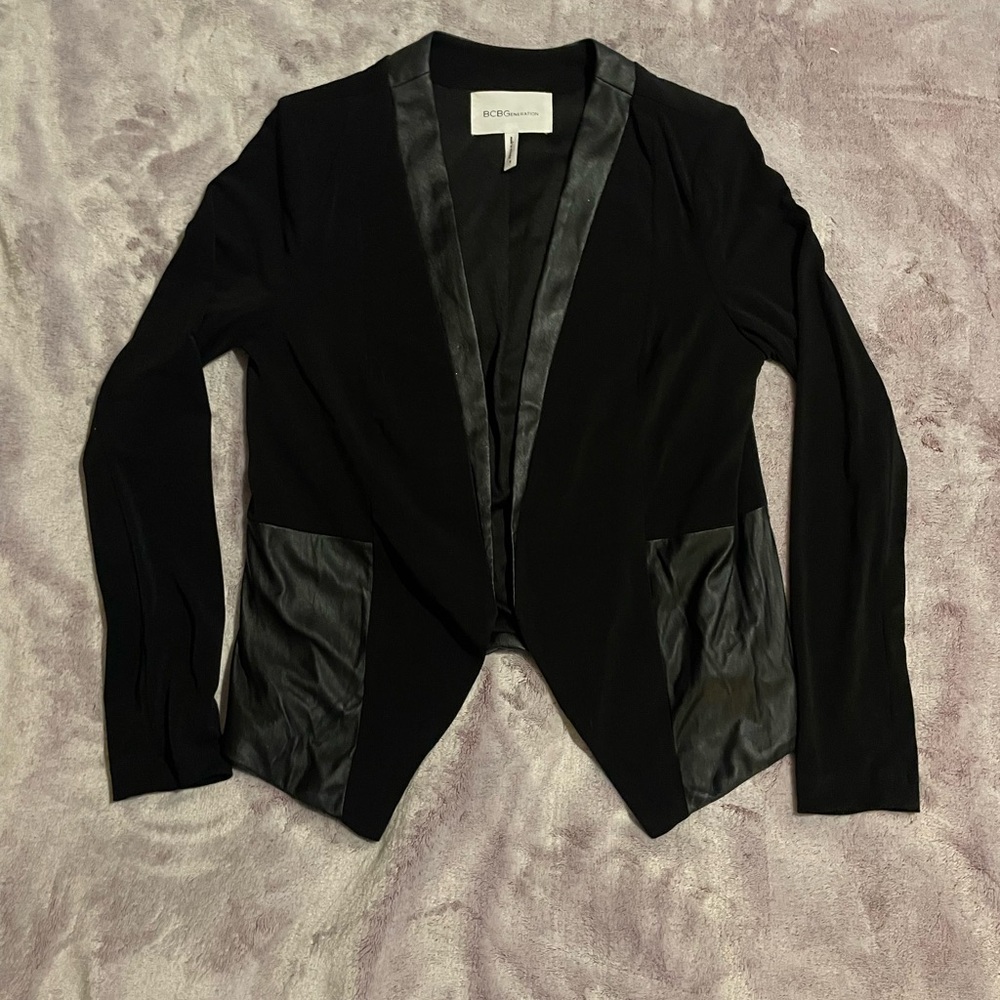 EUC BCBGeneration Mixed Media Blazer